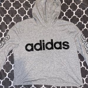 Adidas cropped hoodie